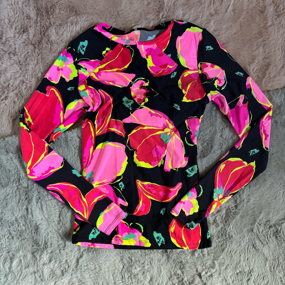 Maaji long sleeve swim rash guard top